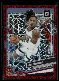 2023-24 Donruss Optic #190 Ja Morant Red Velocity #/299 - Image 1
