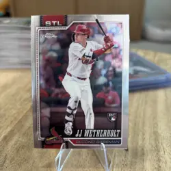 2026 Topps Chrome JJ Wetherholt RC #119 St. Louis Cardinals Rookie Card - Image 1