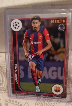 2023-24 Topps Merlin Uefa Club Competitions - Lamine Yamal #27 (RC) - Image 1