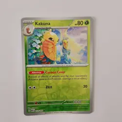 Reverse Holofoil Kakuna 014/165 Pokemon Common SV: Scarlet & Violet 151 Card NM - Image 1