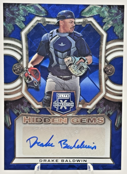 Drake Baldwin 2023 Panini Elite Extra Edition Hidden Gems Auto #HG-DBW - Image 1