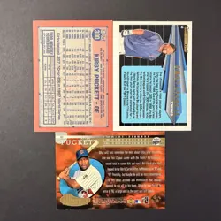 Kirby Puckett 3 Card Lot Topps Operation Desert Shield Black Gold Label - Image 2