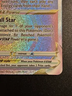 Pokemon TCG Whimsicott VSTAR Rainbow Ultra Rare Card 175/172 Brilliant Stars - Image 4
