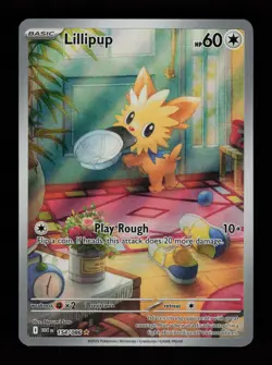Lillipup 154/086 Holo Illustration Rare White Flare Pokemon Cards - Image 1