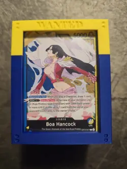 Boa Hancock Blue Yellow Sleeved, Don!! Cards, Deckbox, And Deck Holder Included - Image 1