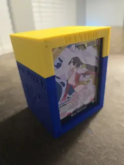 Boa Hancock Blue Yellow Sleeved, Don!! Cards, Deckbox, And Deck Holder Included - Image 2