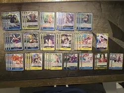 Boa Hancock Blue Yellow Sleeved, Don!! Cards, Deckbox, And Deck Holder Included - Image 4