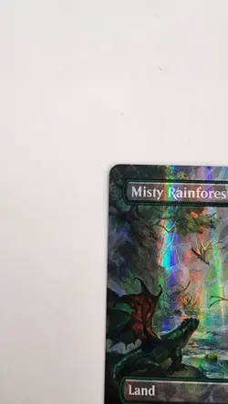 Misty Rainforest X1 Mtg Tarkir Dragon Storm Nm Borderless Foil Dragonscale - Image 2