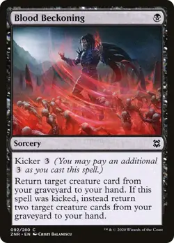 NM Foil - Blood Beckoning [ZNR - 92] Zendikar Rising - Image 1