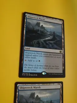 Shipwreck MArsh x2 Rare Land. MID MTG 2 Card. - Image 5