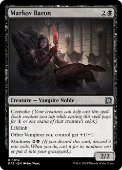 LP Foil - Markov Baron [MAT - 14] March of the Machine: The Aftermath - Image 1