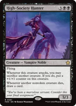 NM Foil - High-Society Hunter [FDN - 61] Foundations - Image 1