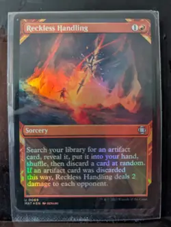 Reckless Handling - Showcase Foil 69 MAT MTG SealedinSleeve - Image 1