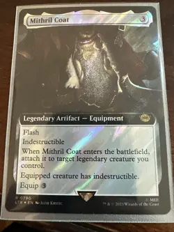 Wizards of the Coast Mithril Coat Surge Foil Legendary Artifact Equipment R 790 - Image 1