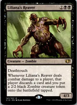 Liliana's Reaver 147 Rare Commander 2014 Magic: The Gathering Lightly Played - Image 1