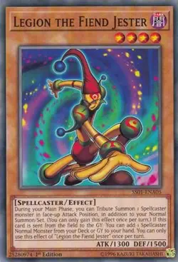 Legion the Fiend Jester SS01-ENA05 Destiny Masters Yu-Gi-Oh 1st Ed NM - Image 3