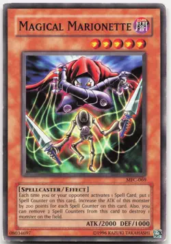 Magical Marionette MFC-069 Common Magician's Force Yu-Gi-Oh Unlimited Near Mint - Image 1