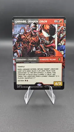 Carnage, Crimson Chaos (Borderless) - 0227 - Marvel's Spider-Man MTG NM/M - Image 1