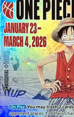 Monkey D. Luffy P-055 One Piece College Basketball US Voyage Promo Card - Image 5