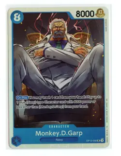 Monkey.D.Garp OP12-056 SR FOIL One Piece Legacy of the Master NM - Image 1