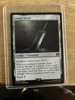 Buster Sword 255 Mythic Non-Foil Final Fantasy Magic The Gathering - Image 3