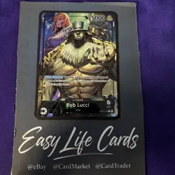 OP07-079 Rob Lucci Alt Art Leader 500 Years into the Future One Piece TCG Eng - Image 1