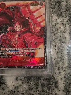 2023 One Piece OP05 EN Monkey D Luffy 1st Anniversary #012 PSA 10 GEM MINT - Image 4