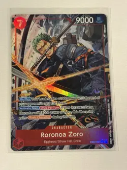 One Piece Roronoa Zoro EB04-007 (Alt Art) Adventure on Kami's Island (OP15-EB04) - Image 1