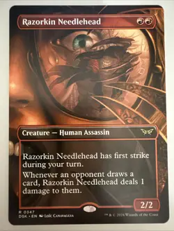 Razorkin Needlehead Duskmourn, Magic: The Gathering Extended Art MINT CONDITION - Image 1