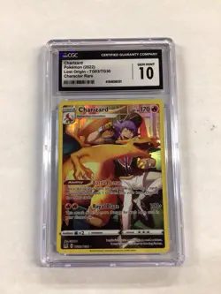 Pokemon CGC 10 Gem Mint Lost Origin: Trainer Gallery CHR Charizard TG03/TG30 - Image 1