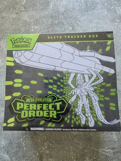 Pokemon TCG Mega Evolution Perfect Order Elite Trainer Box New Sealed - Image 1