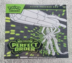 Pokemon TCG Mega Evolution Perfect Order Elite Trainer Box New Sealed Collectibl - Image 1