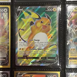 Pokemon TCG Shiny & V Holo Lot Raichu V Blissey V Centiskorch V Cufant - Image 5