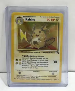 Vintage Pokemon Holo Lot – Raichu Base, Vaporeon Jungle, Lapras Fossil + Lopunny - Image 3