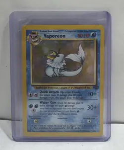 Vintage Pokemon Holo Lot – Raichu Base, Vaporeon Jungle, Lapras Fossil + Lopunny - Image 4