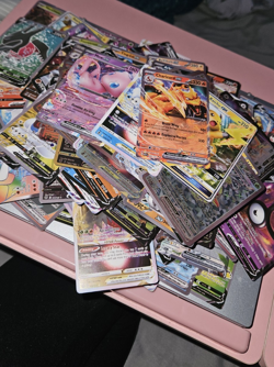 Pokemon TCG Mixed Card Lot Holo Charizard GX Mew GX Raichu GX - Image 1