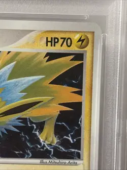 2005 POKEMON JPN GOLDEN SKY, SILVERY OCEAN #034 JOLTEON-HOLO PSA 9 - Image 4