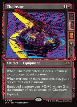Chainsaw Showcase Foil - Duskmourn: House Of Horror MTG-NM - Image 1