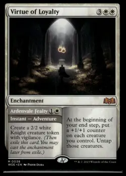 Virtue of Loyalty M Wilds of Eldraine 38 NM - Image 1