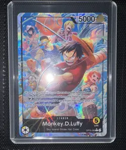 Monkey D Luffy Alternate Art OP15-098 Adventure On Kami's Island NM Perfect Card - Image 1
