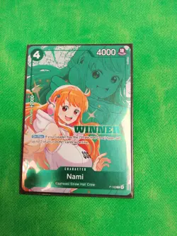 Nami Winner Pack 2026 Vol. 2 One Piece Promo Card P-102 - Image 1