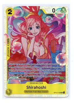 Shirahoshi OP12-102 SR FOIL One Piece Legacy of the Master Card English NM - Image 1