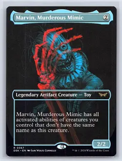 Marvin, Murderous Mimic (Showcase) 367 Duskmourn: House of Horror MTG NM - Image 1