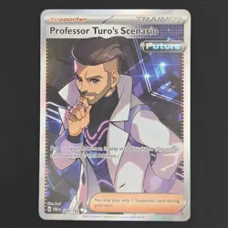 Pokemon TCG Card Professor Turo's Scenario 240/182 Paradox Rift Ultra Rare - NM - Image 1