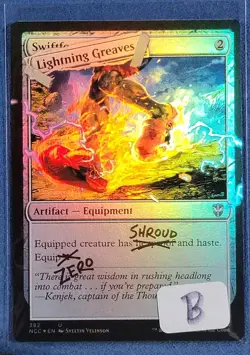 Lightning Greaves - 2026 Magic The Gathering Secret Lair Deadpool FOIL 🔮 B - Image 1