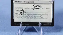 Lightning Greaves - 2026 Magic The Gathering Secret Lair Deadpool FOIL 🔮 B - Image 4