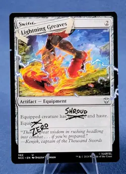 Lightning Greaves - 2026 Magic The Gathering Secret Lair Deadpool Non Foil 🔮 A - Image 1