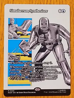 Simulacrum Synthesizer (Borderless) Marvel Universe Eternal-Legal Regular - Image 1