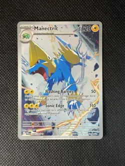 Manectric 089/084 Illustration Rare Pitch Black Pokemon Holo Near Mint - Image 1