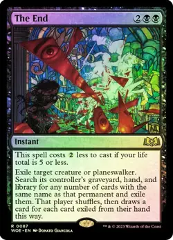 MTG - The End - Foil - WOE - Magic the Gathering - Image 1